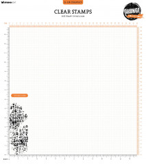 Studio Light Clear Stamps - Grunge Collection Nr. 601 - Letters & Numbers