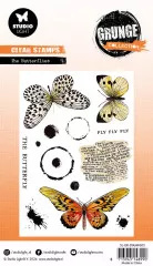 Studio Light Clear Stamps - Grunge Collection Nr. 605 - The Butterflies