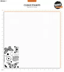 Studio Light Clear Stamps - Grunge Collection Nr. 605 - The Butterflies