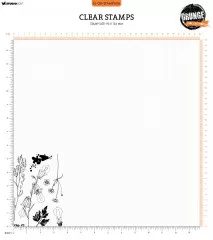 Studio Light Clear Stamps - Grunge Collection Nr. 606 - Botanical Elements