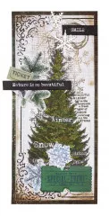 Studio Light Clear Stamps - Grunge Collection Nr. 678 - Winter Pine Tree