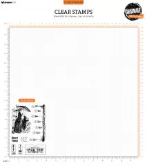 Studio Light Clear Stamps - Grunge Collection Nr. 680 - Winter Fair