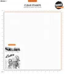 Studio Light Clear Stamps - Grunge Collection Nr. 681 - Forest Wonders