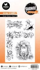 Studio Light Clear Stamps - Grunge Collection Nr. 682 - Snowy Winter Times