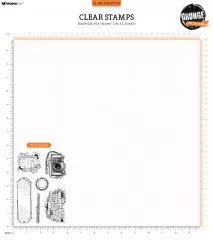 Studio Light Clear Stamps - Grunge Collection Nr. 736 - Grunge Camers