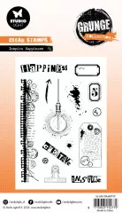 Studio Light Clear Stamps - Grunge Collection Nr. 737 - Inspire Happiness