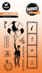 Studio Light Clear Stamps - Grunge Collection Nr. 827 - Balloon Man Studio Light Clear Stamps - Grunge Collection Nr. 827 - Balloon Man
