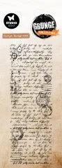 Studio Light - Clear Stamps - Grunge Collection - Script Background