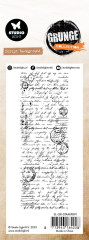 Studio Light - Clear Stamps - Grunge Collection - Script Background