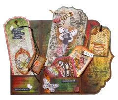 Studio Light - Grunge Stencil - Tag Envelope