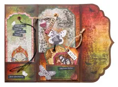 Studio Light - Grunge Stencil - Tag Envelope