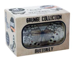 Studio Light - Transparent Stickers on Roll - Grunge Collection - Butterfly