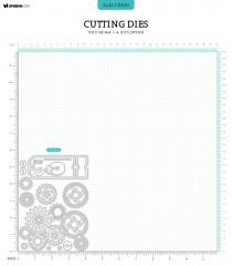 Studio Light Cutting Dies - Gearheads Workshop Nr. 830 - Gears & Ticket