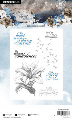 Studio Light Clear Stamps - Essentials Nr. 560 - In Loving Memory - Sympathy Messages