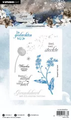 Studio Light Clear Stamps - Essentials Nr. 561 - In Loving Memory - Condoleanceteksten