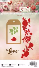 Studio Light - Cutting Dies - Love of My Life Nr. 951 - Rose Tag