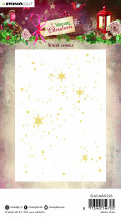 Studio Light Mask Stencil - Magical Christmas Nr. 226 - Winter Sparkle