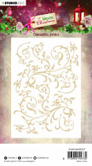 Studio Light Mask Stencil - Magical Christmas Nr. 227 - Ornamental Swirls