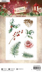 Studio Light Clear Stamps - Magical Christmas Nr. 500 - Christmas Greenery