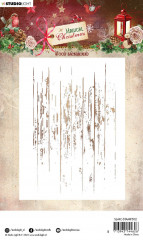 Studio Light Clear Stamps - Magical Christmas Nr. 502 - Wood Background