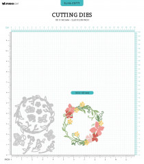 Studio Light Cutting Dies - Nature Lover Nr. 771 - Floral Wreath