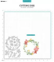 Studio Light Cutting Dies - Nature Lover Nr. 771 - Floral Wreath