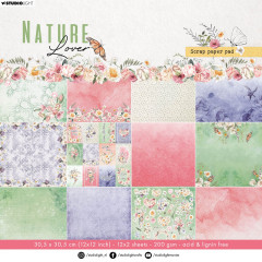 Studio Light 12x12 Scrap Paper Pad -Nature Lover