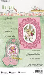 Studio Light Clear Stamps - Nature Lover Nr. 593 - Sentiments & Florals