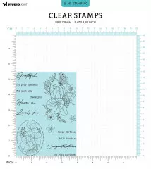 Studio Light Clear Stamps - Nature Lover Nr. 593 - Sentiments & Florals