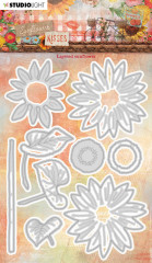 Studio Light Cutting Dies - Sunflower Kisses Nr. 527 - Layered Sunflower