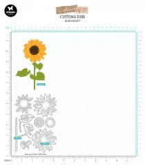 Studio Light Cutting Dies - Sunflower Kisses Nr. 527 - Layered Sunflower