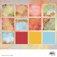 Studio Light 8x8 Paper Pad Backgrounds - Sunflower Kisses