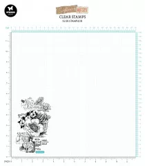 Studio Light Clear Stamps - Sunflower Kisses Nr. 438 - Wildflower Basket