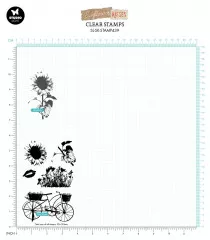 Studio Light Clear Stamps - Sunflower Kisses Nr. 439 - Sunflower Silhouette