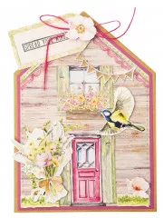 Studio Light - Cutting Dies - Spring Meadow Nr. 947 - House Card