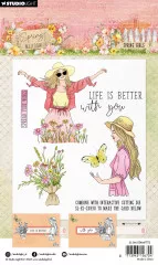 Studio Light - Clear Stamps - Spring Meadow Nr. 772 - Spring Girls