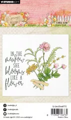 Studio Light - Clear Stamps - Spring Meadow Nr. 775 - Flower Bloom