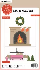 Studio Light Cutting Dies - Sweet Stories Nr. 683 - Fireplace