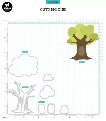 Studio Light Cutting Dies - Friendz Nr. 732 - Forest Tree