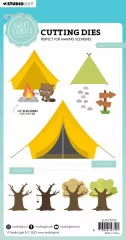 Studio Light Cutting Dies - Friendz Nr. 733 - Camping Tent