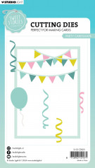 Studio Light Cutting Dies - Sweet Stories Nr. 820 - Party Cardshape