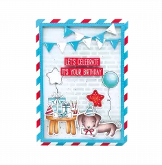 Studio Light Cutting Dies - Sweet Stories Nr. 820 - Party Cardshape