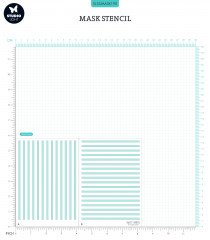 Studio Light Mask Stencil - Sweet Stories - Stripes