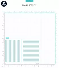 Studio Light Mask Stencil - Sweet Stories - Stripes