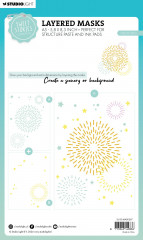 Studio Light - Masks / Stencils - Sweet Stories Nr. 267 - Fireworks