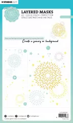 Studio Light - Masks / Stencils - Sweet Stories Nr. 267 - Fireworks