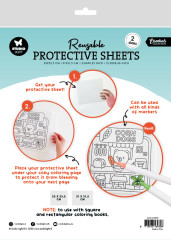 Studio Light - Cozy Coloring Protective Sheet Square and Rectangle