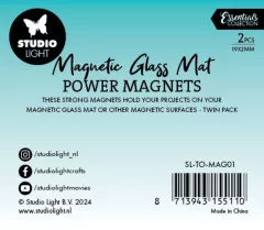 Magnetic Glass Mat - Power Magnets