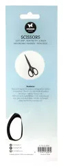 Studio Light - Scissors Soft Grip / Pointed Tip / Non Stick 6 Inch - Black