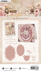 Studio Light - Cutting Dies - Teddy's Tea Time - Bear Gift Bag Accesories